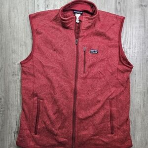 Patagonia Better sweater Fleece Vest Mens XL red